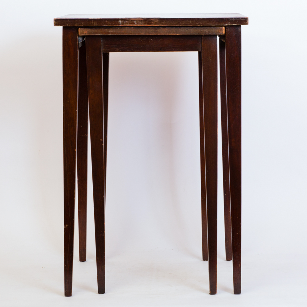 MidCentury Brandt Oak Nesting Tables EBTH